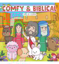 Livro Comfy & cozy books Comfy and Biblical - Livro de Colorir