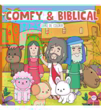 Livro Comfy & cozy books Comfy and Biblical - Livro de Colorir
