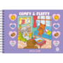 Livro Comfy & cozy books Comfy and Fluffy Purple - Para Colorir