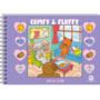 Livro Comfy & cozy books Comfy and Fluffy Purple - Para Colorir