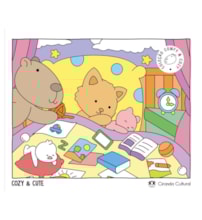 Livro Comfy & cozy books Cozy and Cute - Livro de Colorir