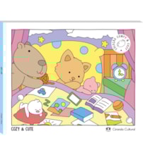 Livro Comfy & cozy books Cozy and Cute - Livro de Colorir