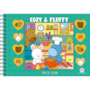 Livro Comfy & cozy books Cozy and Fluffy Green - Livro de colorir