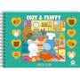 Livro Comfy & cozy books Cozy and Fluffy Green - Livro de colorir