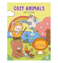 Livro Comfy & cozy books Cozy Animals - Para Colorir