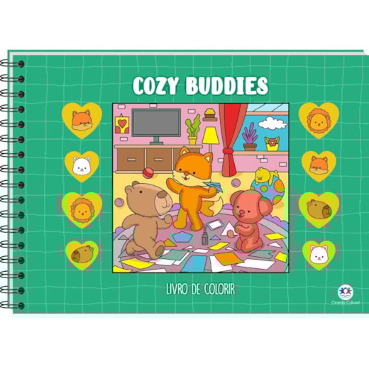 Livro Comfy & cozy books Cozy Buddies - Livrão de Colorir