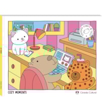 Livro Comfy & cozy books Cozy Moments - Livro de Colorir