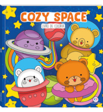 Livro Comfy & cozy books Cozy Space - Livro de Colorir