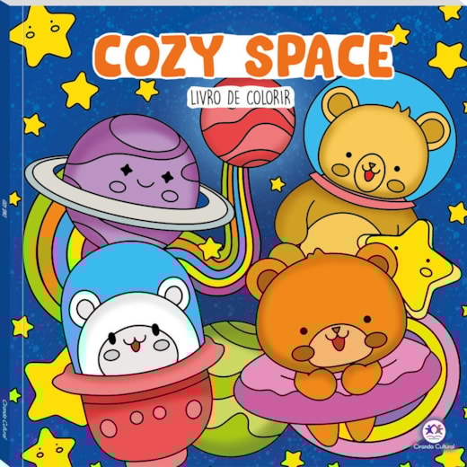 Livro Comfy & cozy books Cozy Space - Livro de Colorir
