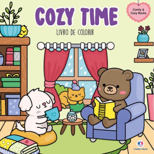 Livro Comfy & cozy books Cozy Time - Para Colorir