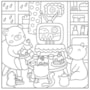 Livro Comfy & cozy books Cute Buddies - Para Colorir