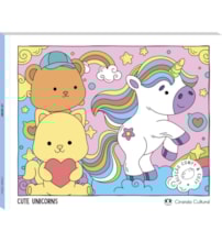 Livro Comfy & cozy books Cute Unicorns - Livro de Colorir
