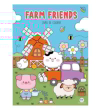 Livro Comfy & cozy books Farm Friends - Para Colorir