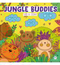Livro Comfy & cozy books Jungle Buddies - Livro de Colorir
