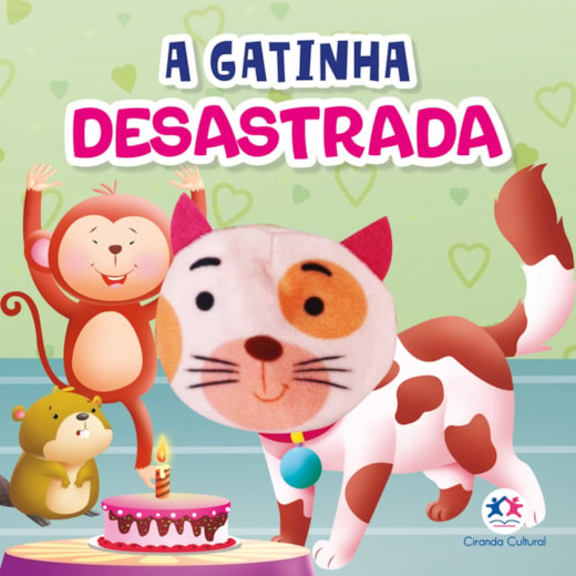 Livro Dedoche A gatinha desastrada