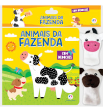 Livro Dedoche Animais da fazenda - Livro com dedoche