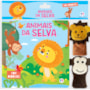 Livro Dedoche Animais da selva - Livro com dedoche
