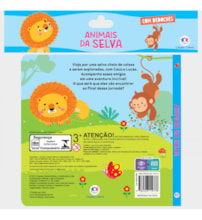Livro Dedoche Animais da selva - Livro com dedoche