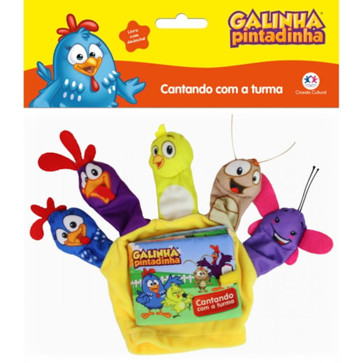 Livro Dedoche Galinha Pintadinha - Cantando com a turma