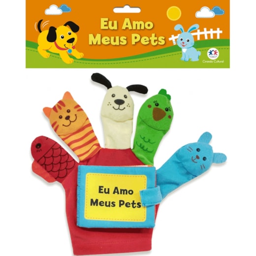 Livro Dedoche I love my pets