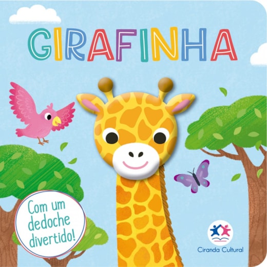 Livro Dedoche Laugh with giraffe