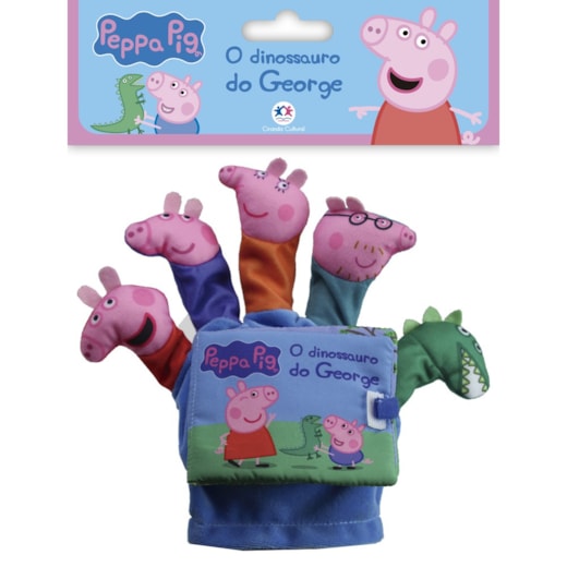 Livro Dedoche Peppa Pig - O dinossauro do George