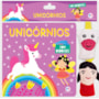 Livro Dedoche Unicórnios - Livro com dedoche