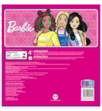 Livro Diário com caneta decorada + adesivos Barbie - Meu doce livro diário