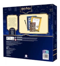 Livro Diário com caneta decorada + adesivos Harry Potter - Meu Diário de Magia com Varinha-Caneta e Adesivos