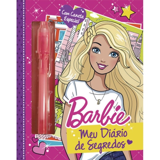 Livro Diário mágico Barbie - Meu Diário de Segredos