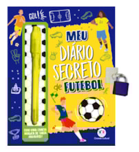 Livro Diário mágico Meu livro-diário secreto de futebol