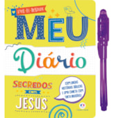 Produto Livro Diário mágico Meu livro diário - Segredos com Jesus