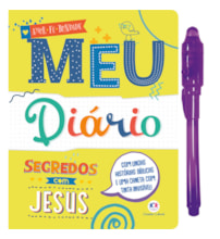 Livro Diário mágico Meu livro diário - Segredos com Jesus