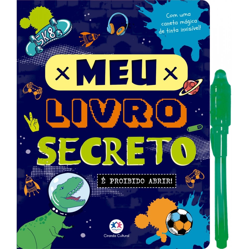 Livro Diário mágico Meu livro secreto - É proibido abrir