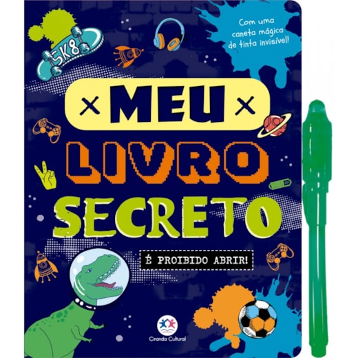 Livro Diário mágico Meu livro secreto - É proibido abrir!