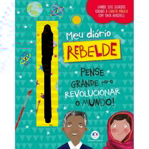 Livro Diário mágico Rebel's diary with special pen
