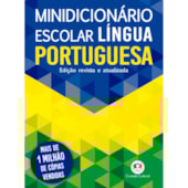 Produto Livro Dicionário Minidicionário escolar Língua Portuguesa (papel off-set)