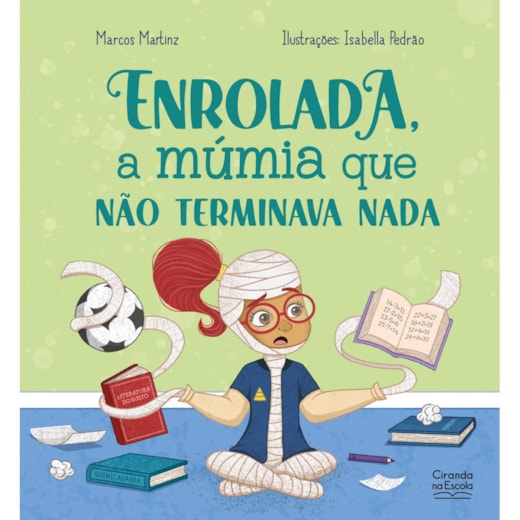 Livro Enrolada, a múmia que não terminava nada - Coleção Clube do susto