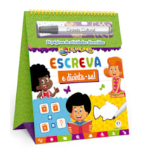 Livro Escreva e apague 3 Palavrinhas - escreva e apague espiral