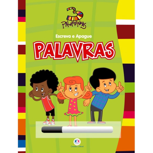 Livro Escreva e apague 3 Palavrinhas - Palavras