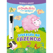 Produto Livro Escreva e apague A ovelha rosa e seus amigos - Diversão na fazenda