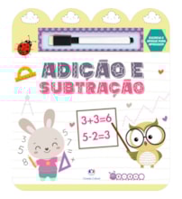 Livro Escreva e apague Adição e subtração - Escreva e apague para aprender