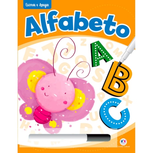 Livro Escreva e apague Alfabeto