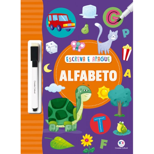 Livro Escreva e apague Alfabeto