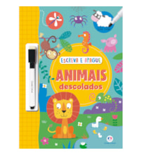 Livro Escreva e apague Animais descolados