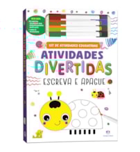 Livro Escreva e apague Atividades divertidas - Kit escreva e apague