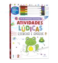 Livro Escreva e apague Atividades lúdicas