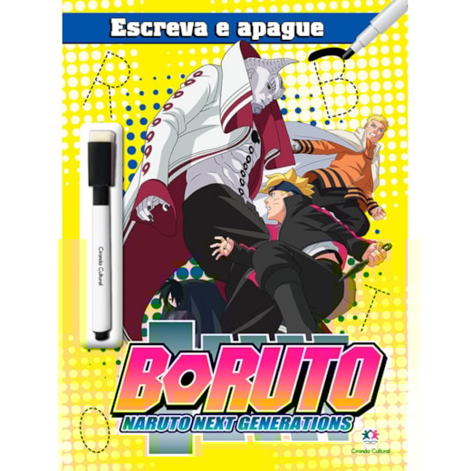 Livro Escreva e apague Boruto - Escreva e apague