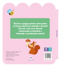 Livro Escreva e apague Contornos - Escreva e apague para aprender