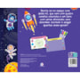 Livro Escreva e apague Espaço - Com canetas coloridas para escrever a apagar